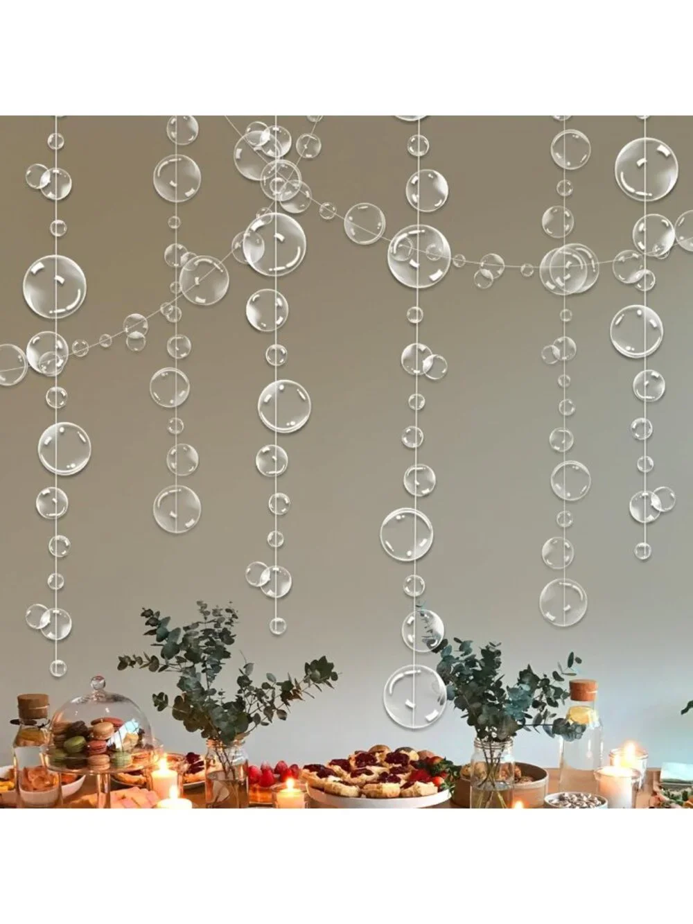 Under the Sea Bubble Garland - Mermaid Birthday Decor, Ocean Theme Party